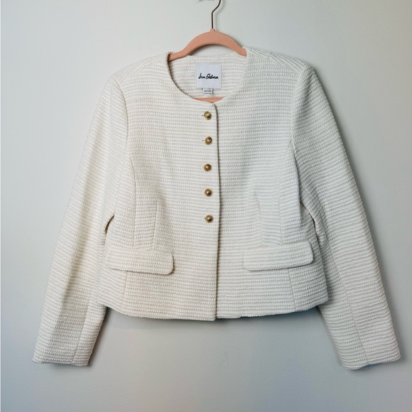 Sam Edelman Cream Textured Blazer NWT - Picture 2 of 11